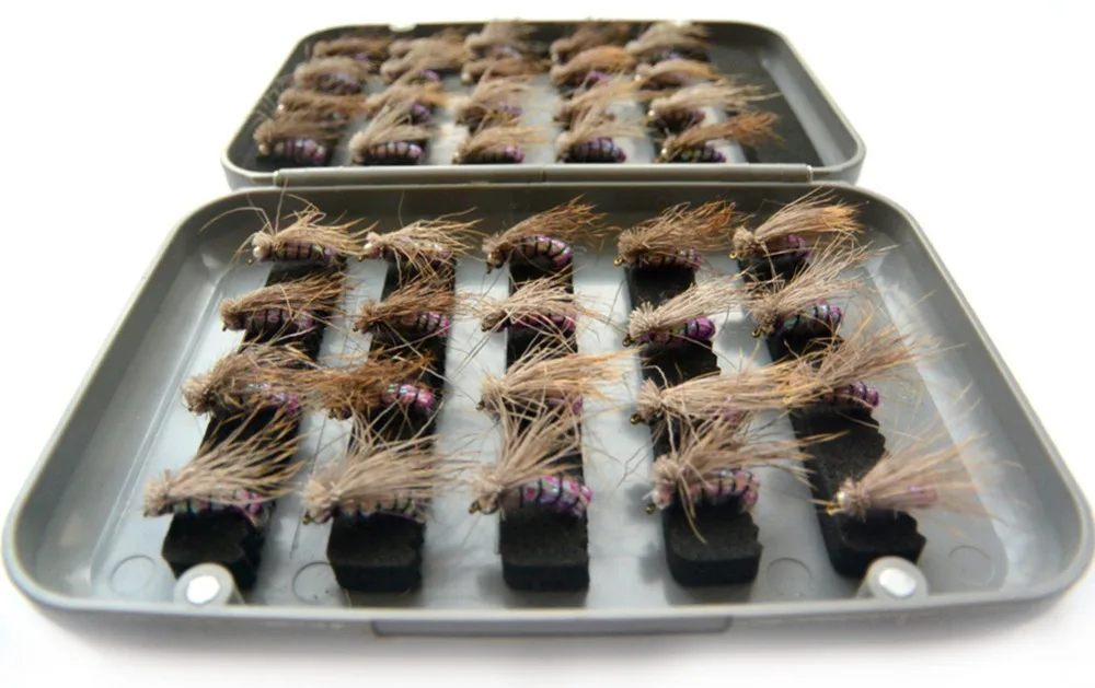 40 pcs/set Dry Fly Hooks Fishing Trout Salmon Flies Fish fishing Single Hook | Спорт и развлечения