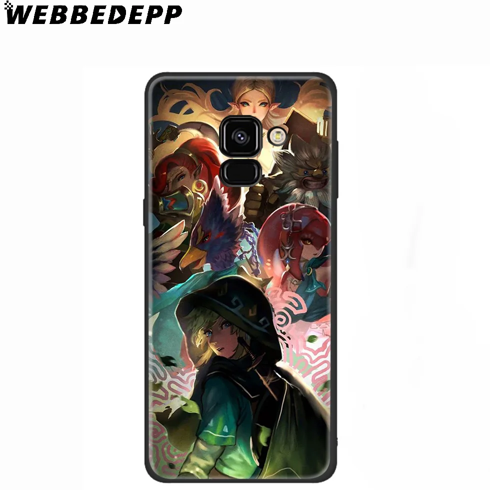 WEBBEDEPP Legends Of Zelda Silicone Case for Samsung Galaxy A3 A5 A6 A7 A8 A9 A10 A20 A30 A40 A50 A70 M10 M20 M30 |
