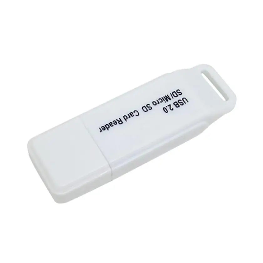 Высокоскоростной считыватель смарт карт USB2.0 MicroSD MicroSDHC/T Flash кард ридер компактный