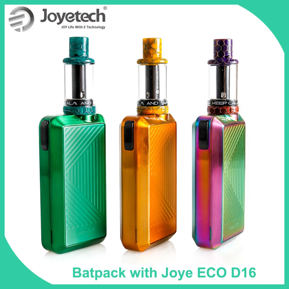 Оригинальный комплект Joyetech BATPACK с атомайзером Joye ECO D16 емкостью 2 мл BFHN 0.5ohm MTL. head