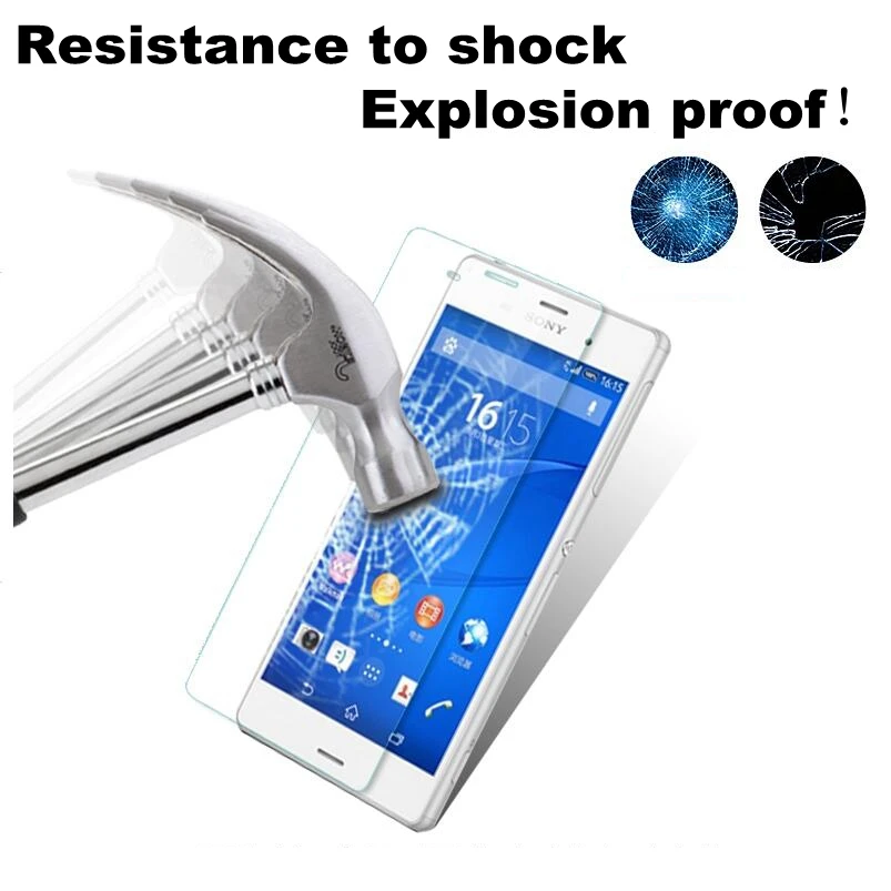 9H закаленное стекло для Sony Xperia Z Z1 Z2 Z3 Z5 Compact S39H C3 C4 C5 E3 E4 E4G X XP E5 M2 M4 M5 L36H чехол с