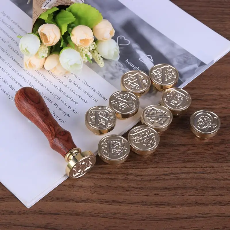 

Европейский письмо Восковая краска уплотнение Винтажный конверт уплотнение медный прибор для стемпинга DIY штампы для скрапбукинга декор в...