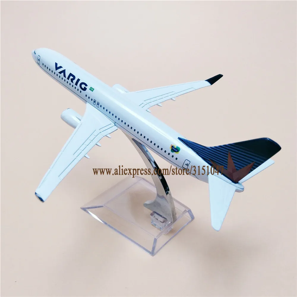 16 см Air Бразилия VARIG Boeing 737 B737 модель самолета сплав металла литья под давлением