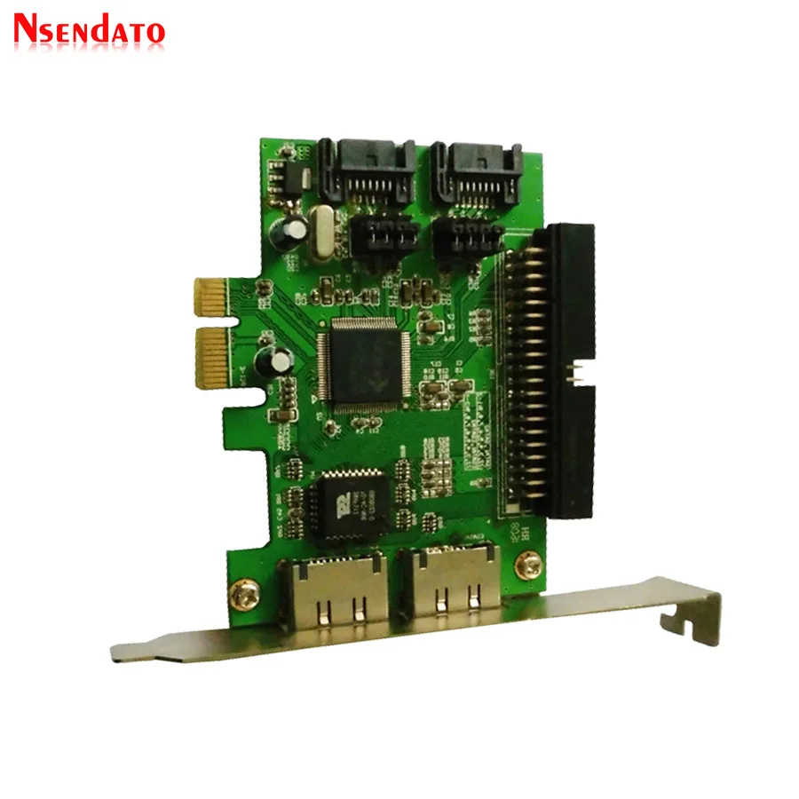 Новый адаптер JMB363 с 2 портами PCI E SATA II 0 RAID и 1 IDE 3 5 дюйма на Express преобразователь
