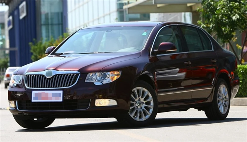 Для Skoda Superb 2009 2010 2011 2012 2013 Автомобильные фары прозрачные линзы Авто оболочка Крышка
