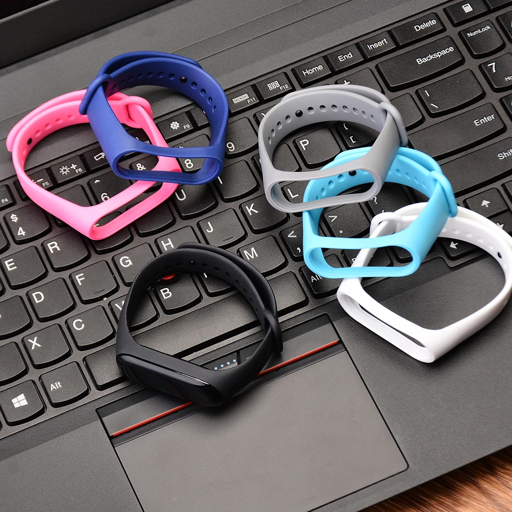 Для Xiaomi mi ремешок 4 ремешок силиконовый браслет для Xiao mi Band 4 mi Band 4 mi Band 4 розовый ремешок на запястье Xio mi Band 4