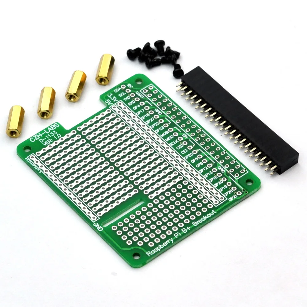 Электроника-салон прототип Breakout экран печатной платы комплект для Raspberry Pi 3 2 B+ A+, макет DIY