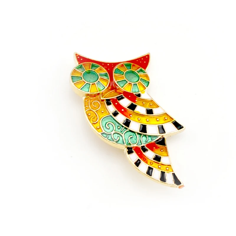 Брошь эмалированная в виде совы|scarf clip brooch|scarf cliplapel pin |