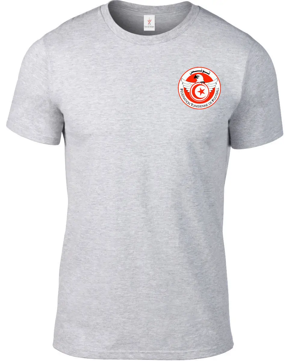 Футболка Тунис 2019 Мужская футболка легендарный футболист новая летняя модная