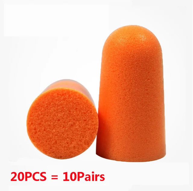 20PCS(10Pair) 3 м 1100 сна звук устойчив к атмосферным воздействиям и Шум для снижения Беспроводной ушной работы обучения Шум-доказательство затычка для ушей - Цвет: 20PCS(10Pair)