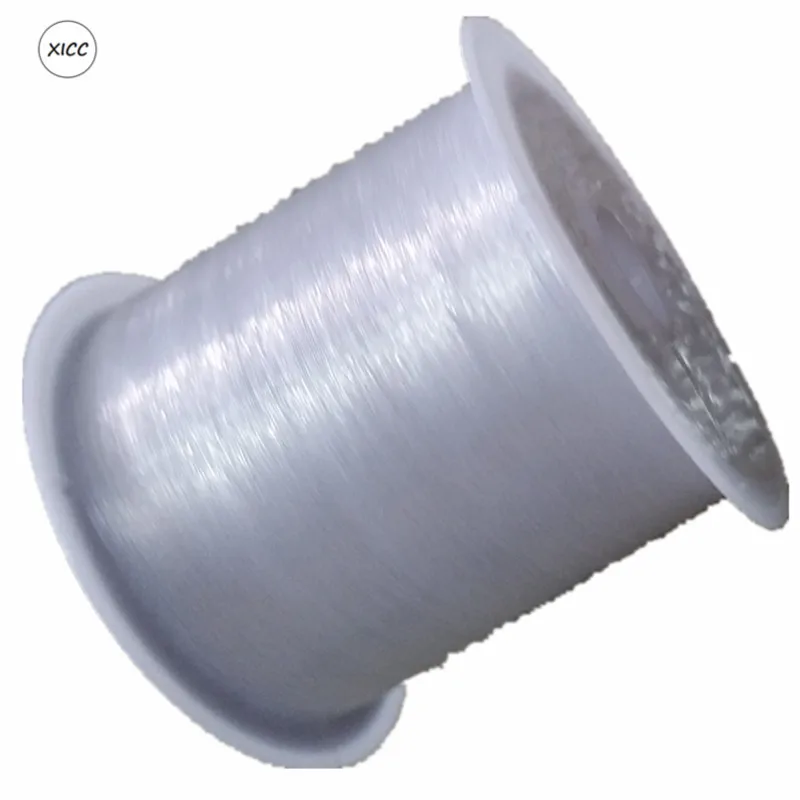 1pc roll thread XICC DIY ювелирные аксессуары КРИСТАЛЛ рыболовный шнур невидимая нейлоновая нить для шитья Вышивка Патчи сделать бусины на линии - Цвет: 1pc roll thread