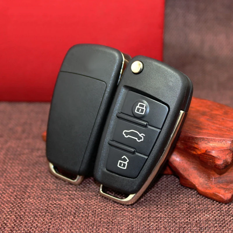Складной ФОБ с тремя кнопками для Audi A6L A4L Q7 - купить по выгодной цене |
