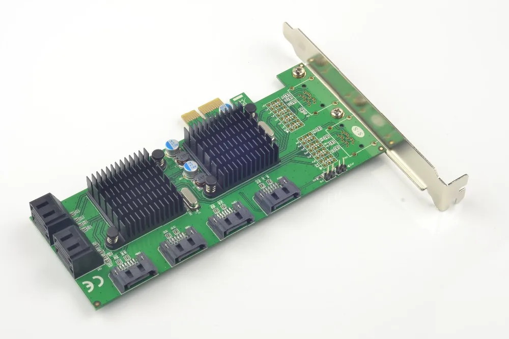 PCI E до 8 портов SATA 3 0 6 ГБ/сек. карта расширения 88SE9215 + 9705 чипсет для Marvell|port sata|8 ports