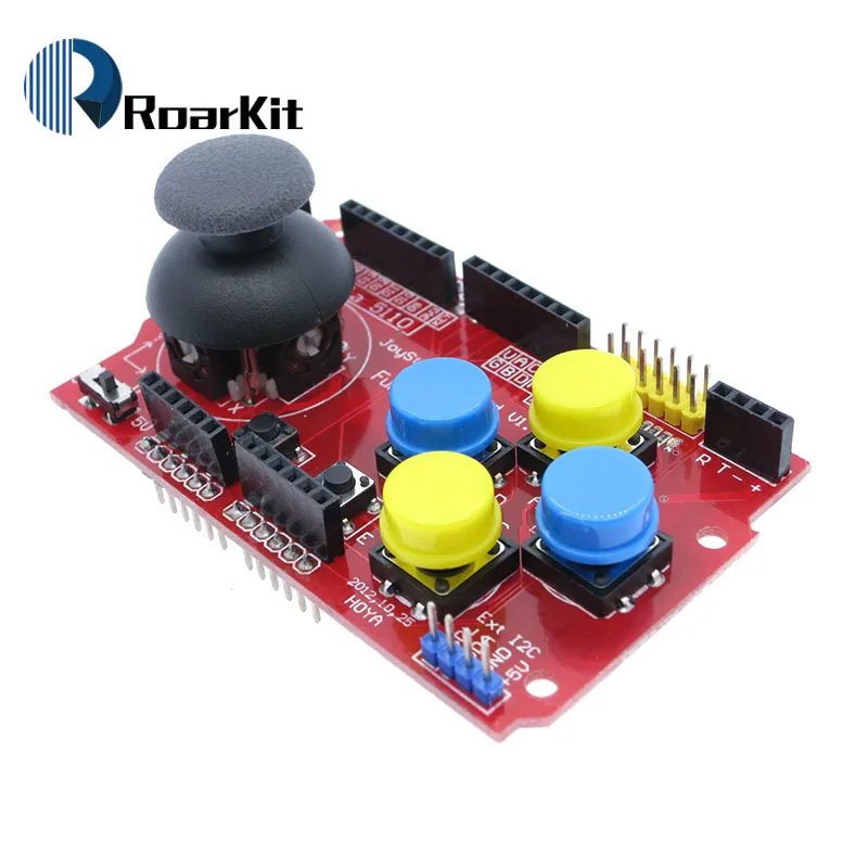 Щит джойстика для платы расширения Arduino с функцией аналоговой клавиатуры и
