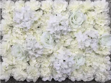 white 40X60 искусственный цветок Шелковая Роза имитация стерео цветок на стену Настройка Свадебная фотостудия фон украшение цветок - Цвет: white