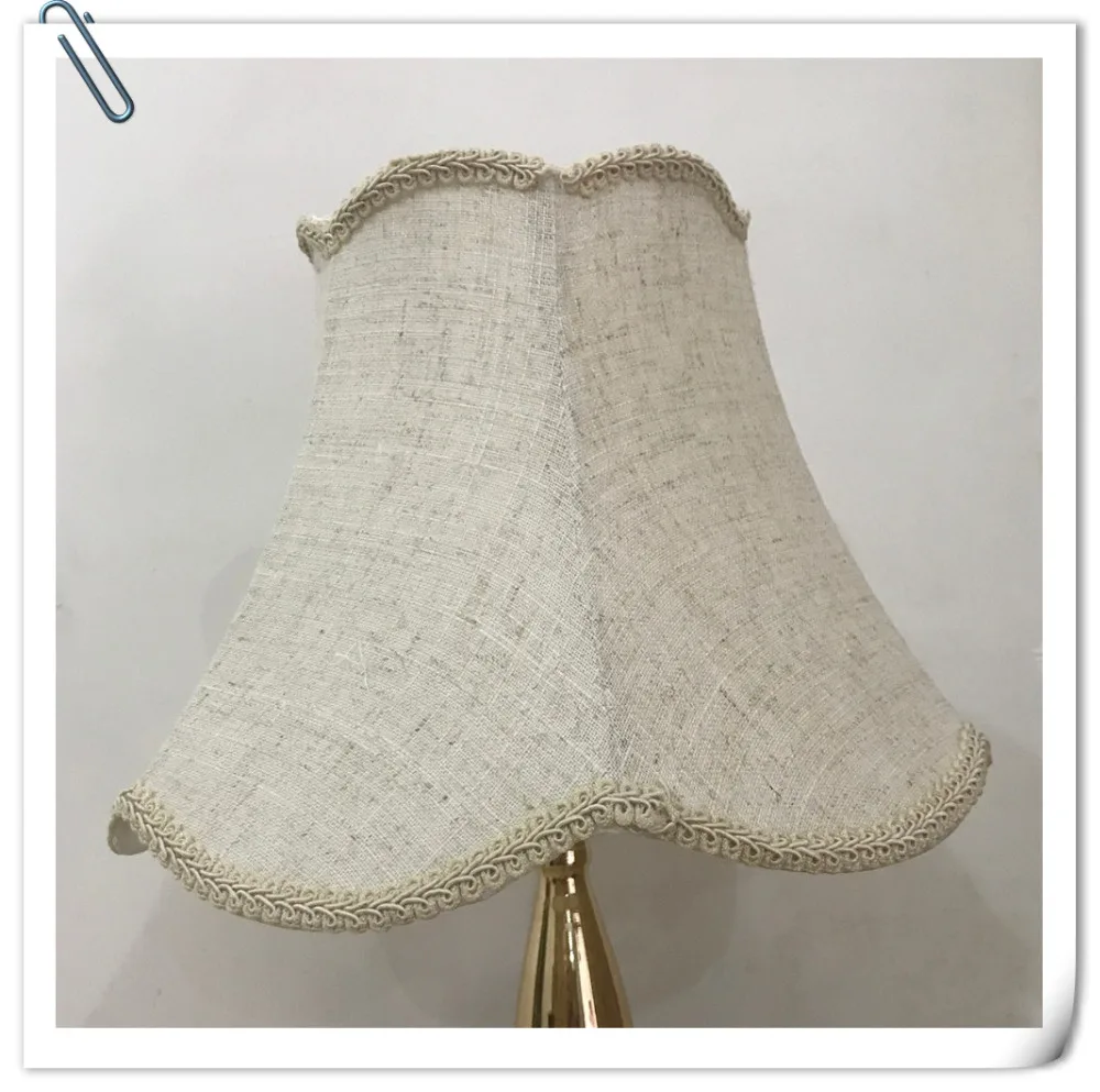 Lamp shade for table Abstract flower Pattern Textile Fabrics Decorative E27 lamp fashionable bedroom cover | Освещение
