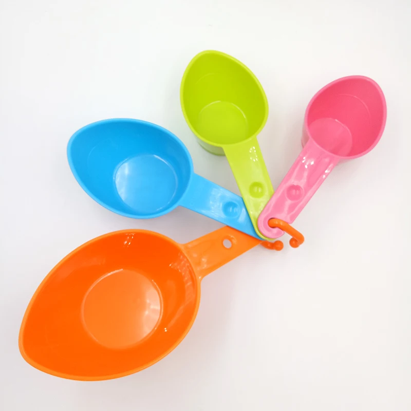 4 шт. разноцветные пластиковые ложки для выпечки | Дом и сад