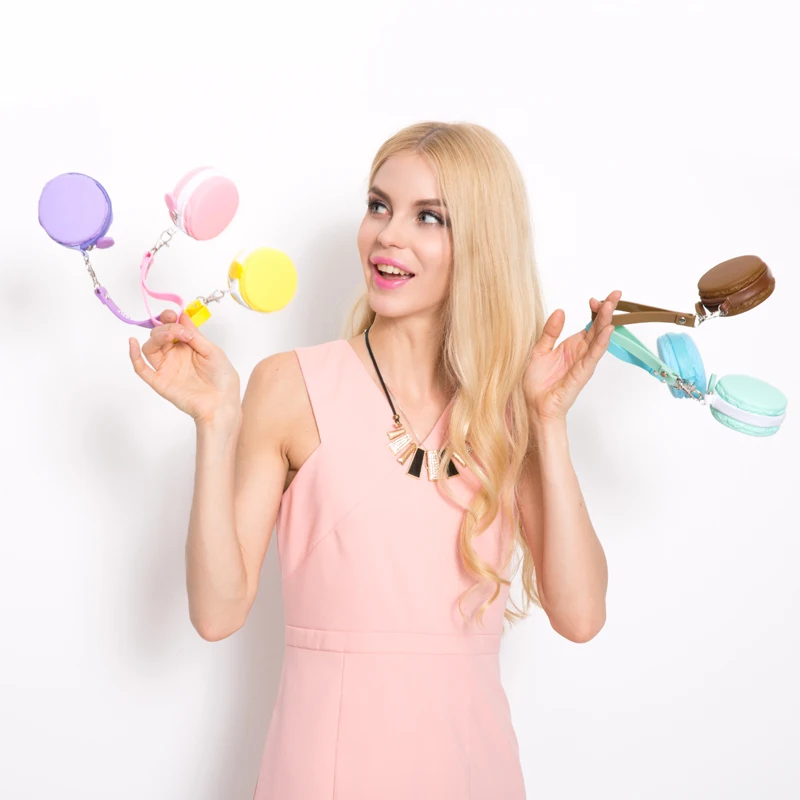 Макарон Силикагель Водонепроницаемый Мечта конфеты портмоне сумка аксессуары