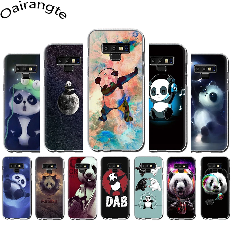 Твердый чехол для телефона Dabbing Panda Samsung Galaxy A3 5 2017 A6 7 8 9 2018 A10 30 40 50 70|Бамперы| |
