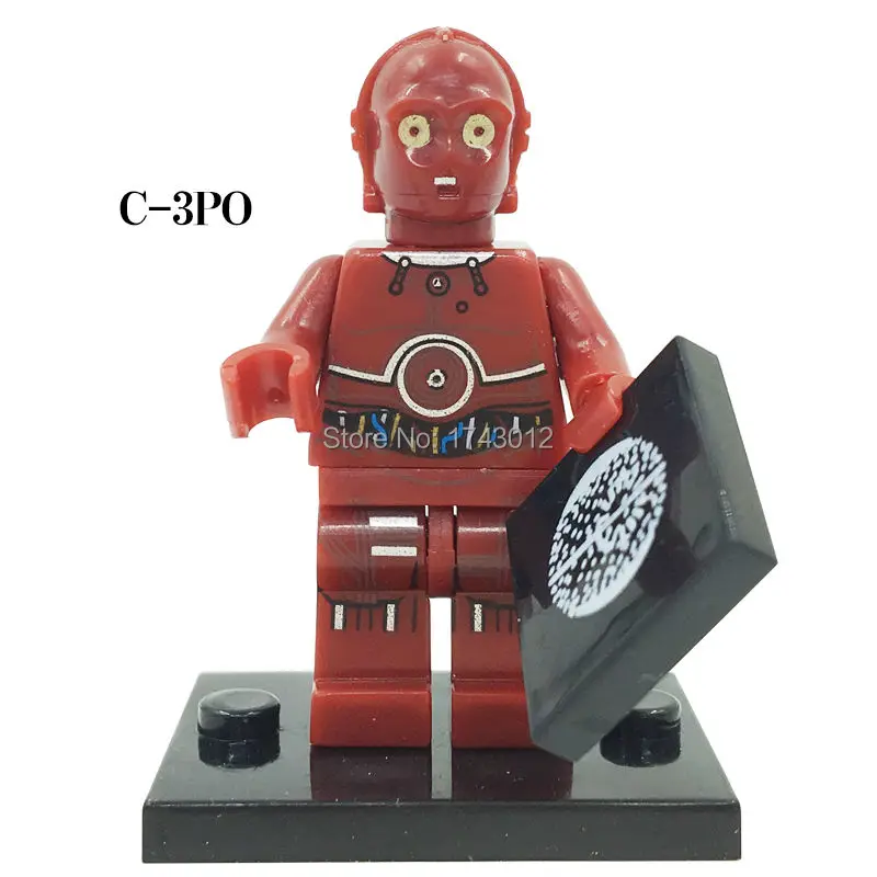 30 шт. строительные блоки Супер Герои Звездные войны TC 4 протокол Droid собрать C3PO C 3PO