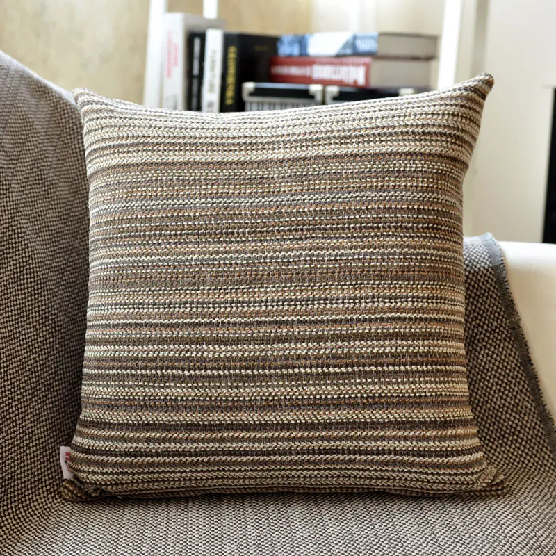 Hot Sale New Modern Brief Thicken Cotton Linen Throw Pillow Cases Cafe Sofa Cushion Cover Home Decor Car No Filling | Дом и сад