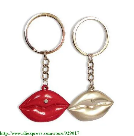 Free shiping wholesale 20pcs Lip-Shaped KeyChain for dentist gift or dental cultrual products | Украшения и аксессуары