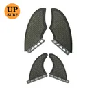 Плавники для серфинга с одной лямкой, набор плавники килевыеGX, черные плавники с двойными ластами, маленькие аксессуары для серфинга