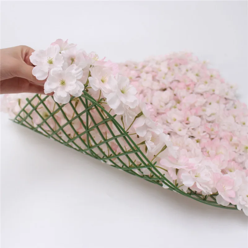 50*50 см DIY свадебный Сакура Вишня Моделирование цветок реквизит в виде стены стиль