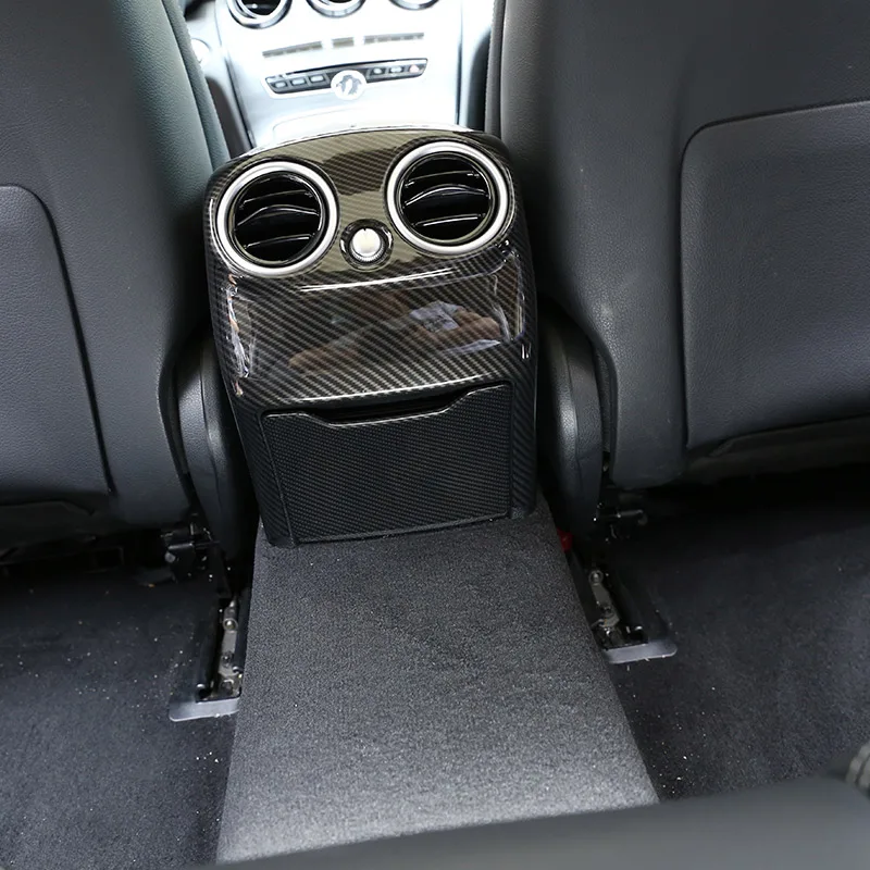 2 шт. углеродное волокно для Mercedes Benz W205 C Класс c-класс 2015-2018 аксессуары автомобиля