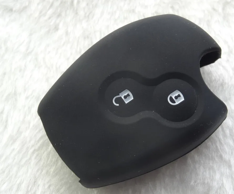 AUTEWODE силиконовый резиновый чехол для ключей 2 кнопки Renault Clio Scenic Megane Duster Sandero Captur