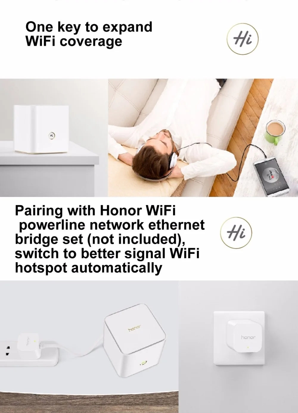 Оригинальный Huawei Honor Router Pro WS851 двухдиапазонный WiFi 2 4 ГГц 300 Мбит/с + 5 867 домашний