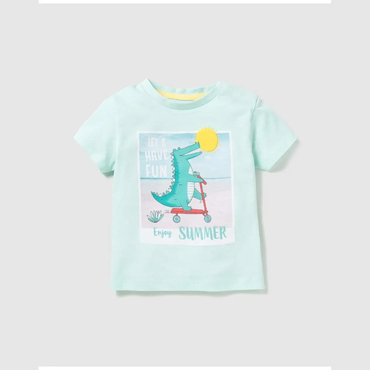 UNIT-BEBE-COTTON-T AND POLES BEBE NINO-T-SHIRT SHORT SLEEVE UNIT. |