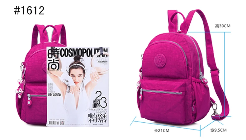 TEGAOTE маленький мини-рюкзак для девочек-подростков, Infantil, рюкзаки, Bolsas Mochila Feminina Escolar, Одноцветный нейлоновый женский рюкзак для путешествий