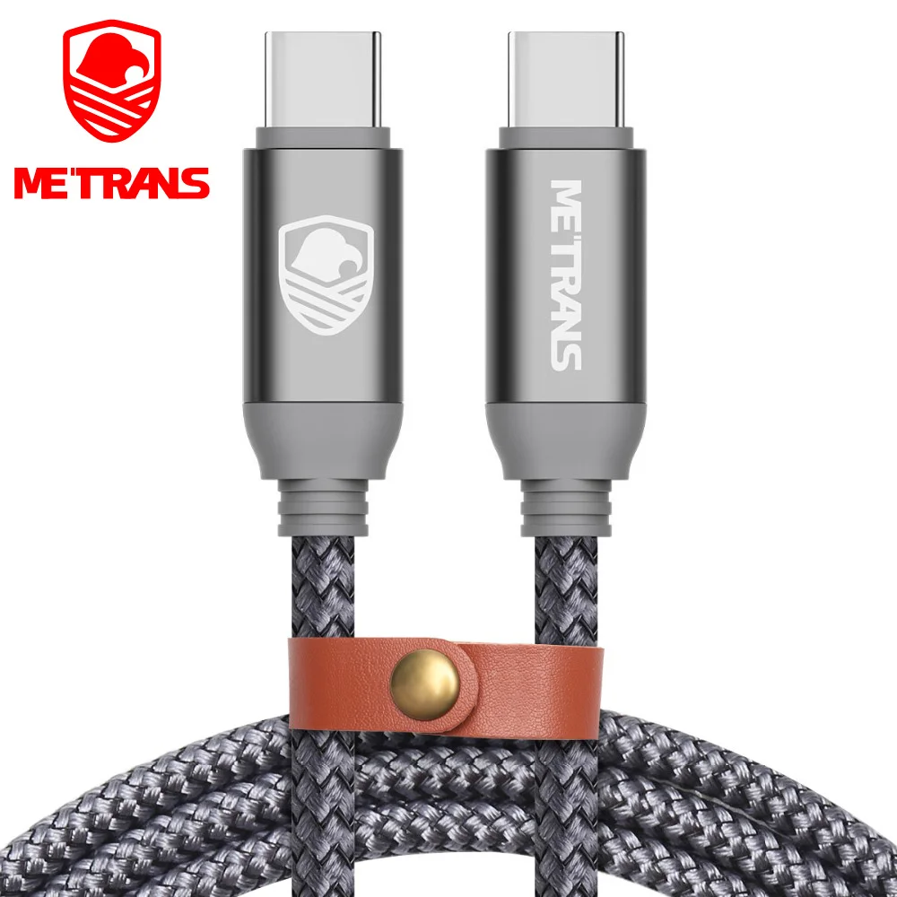Кабель meтранс 2 м USB C к для samsung PD2.0 usb type кабель быстрой зарядки Xiaomi 3A 0 MacBook