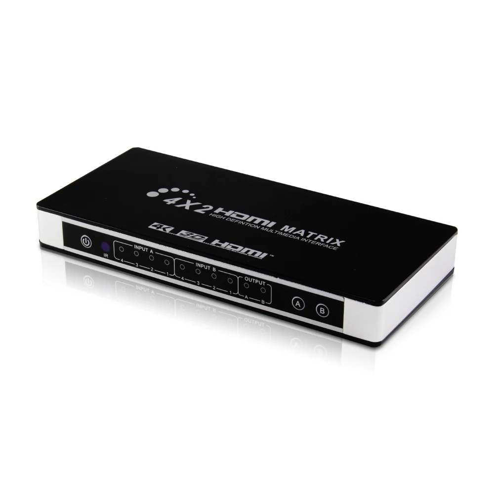 HDMI 4X2 матрица 4 в 2 выход с EDID переключатель аудио разделения 4K HD HY 4402 V0 C