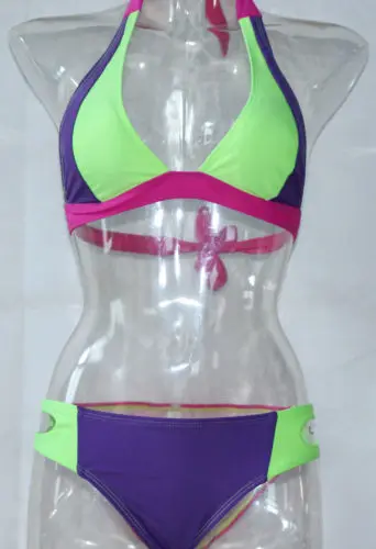 New Women's Bandage Beach Bikini Set Push-up Padded Bra Swimsuit Suit Swimwear |