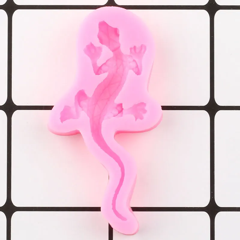 Gecko Ящерица силиконовая искусственная глина инструменты для украшения