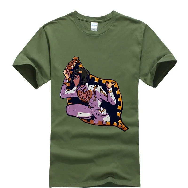 2019 новая футболка с принтом Jojo невероятное приключение одобренный сертификат