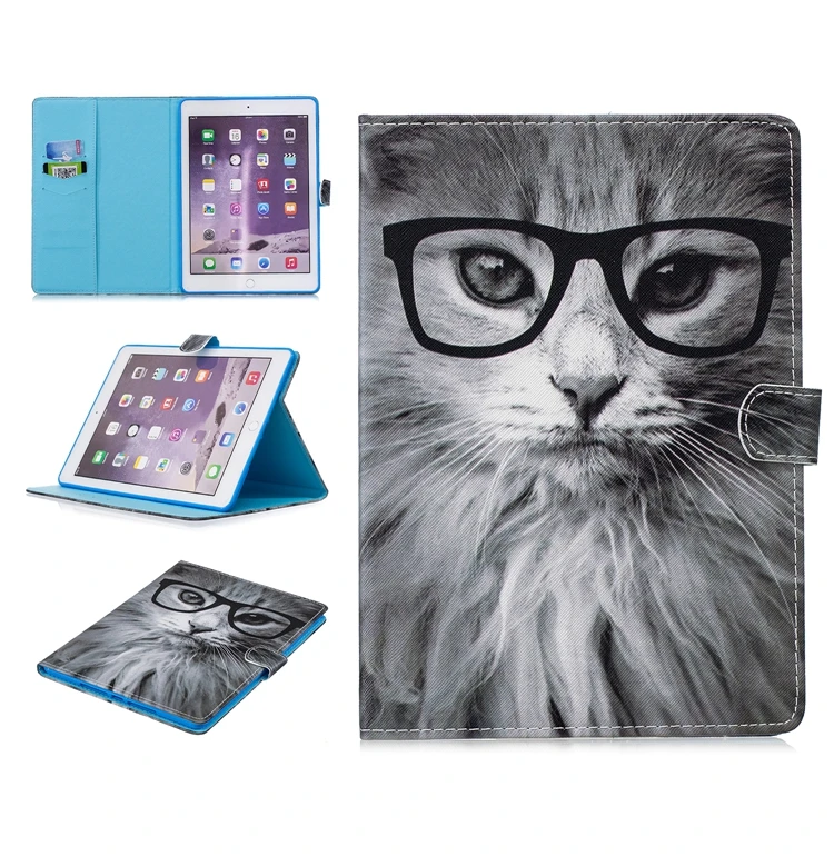 Телефон Etui для Coque iPad Air 2 Чехол роскошные бабочка Сова кожаный бумажник откидная крышка для Apple iPad Air 2 iPad 6 Корпус Capinha