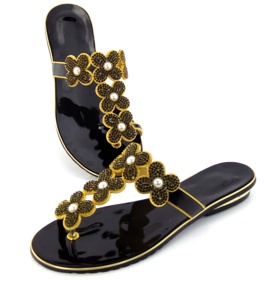 

doershow Wholesale African Designer Shoes Women Fashhion Hot Style African Sandals Shoes Pumps For Wedding !DD1-81