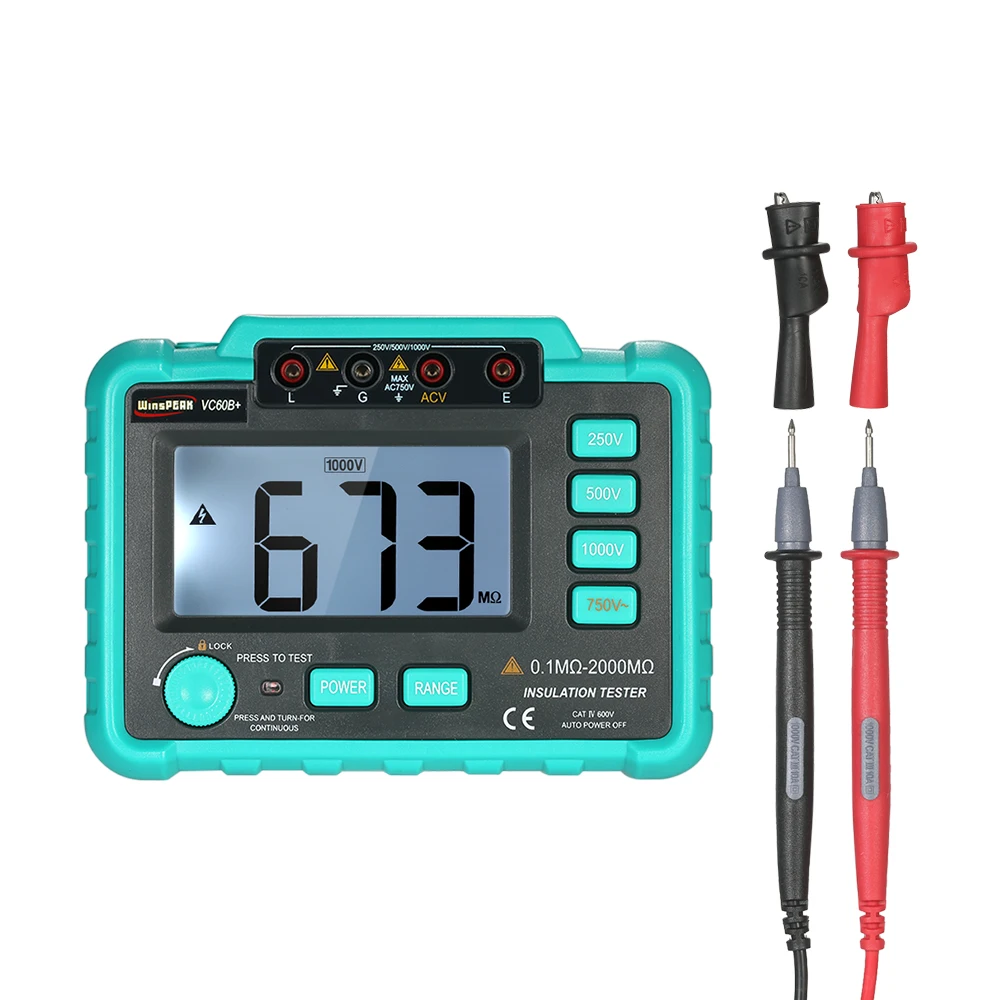 

Professional LCD Digital Insulation Resistance Tester Megohm Meter Megohmmeter earth ground resistance tester