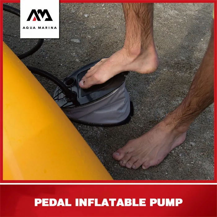 

AQUA MARINA SUP Surfing Board 11-Inch Pedal Inflatable Pump Inflatable Surfboard Air Pump Sports Kayak Inflatable Pump 2 Size