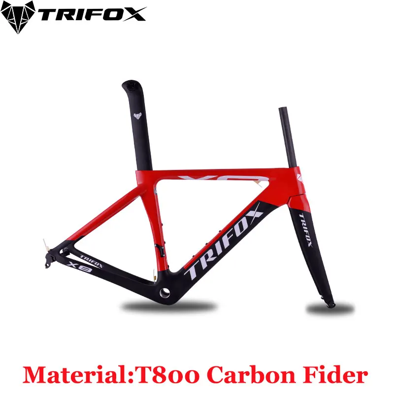 TRIFOX углеродная рама для дорожного велосипеда глянцевый матовый V тормоза BSA DI2
