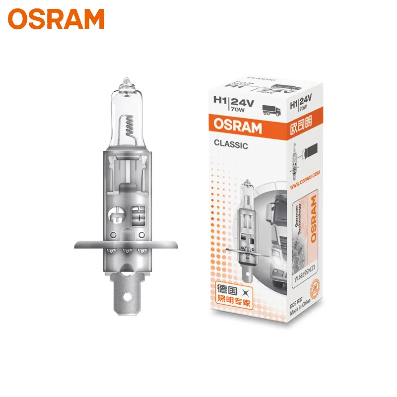 OSRAM грузовик H1 24V 70W 64155 P14.5s 3200K Классическая оригинальная фара противотуманная OEM
