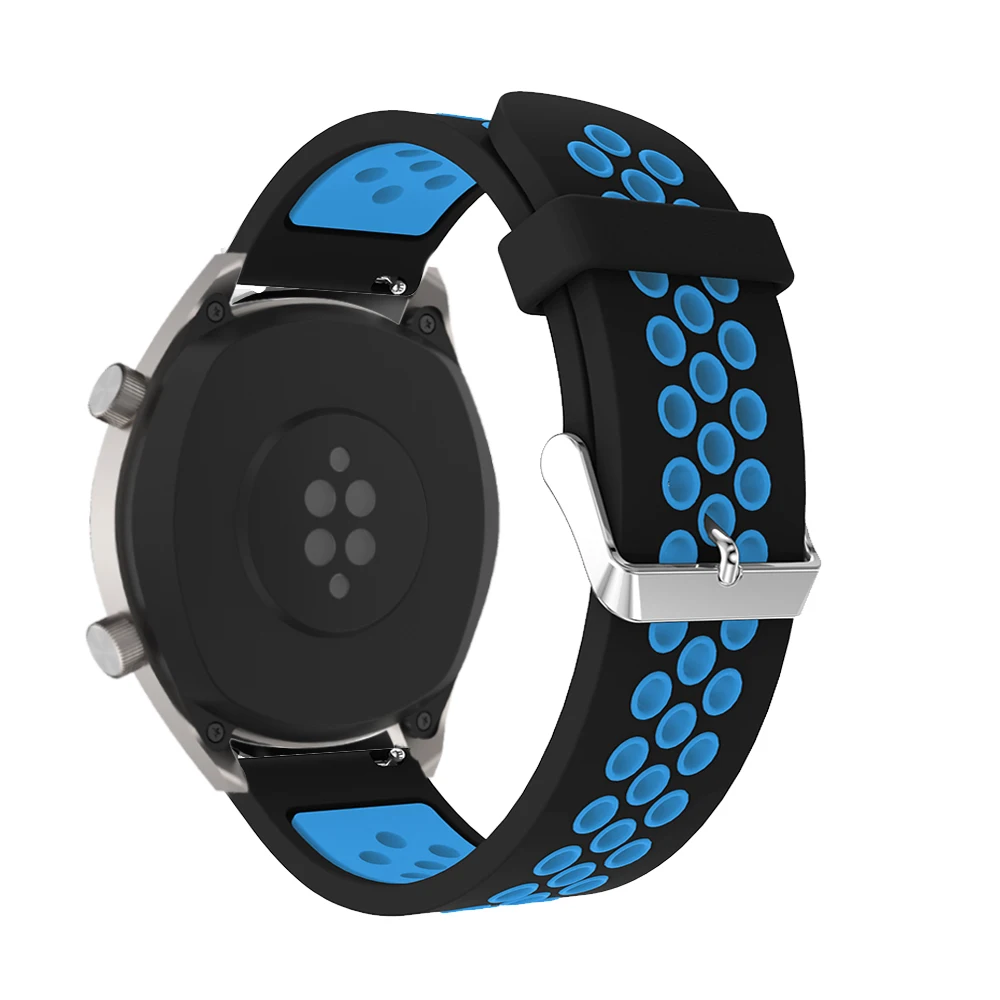 22 мм силиконовый наручный ремешок для Huawei Watch GT Замена Samsung Gear S3 Frontier классические