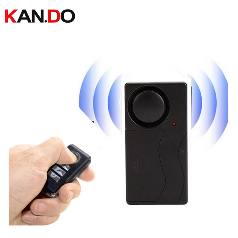 

Wireless Remote Control Vibration Alarm Sensor Door Window Car Home House Security Detector Alarming Vibrating Detect no packing