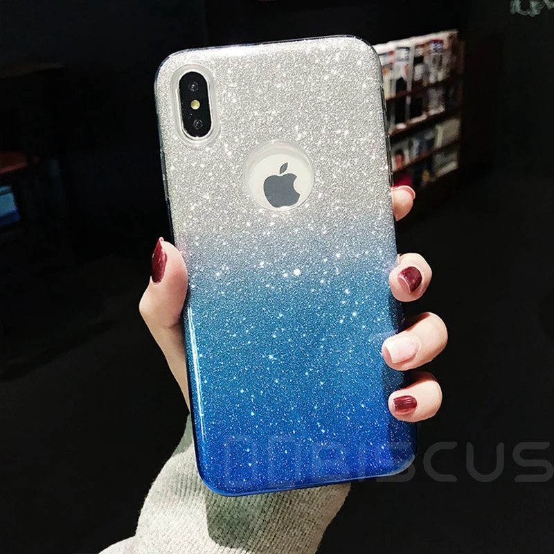 Чехол s Блестящий Мягкий ТПУ чехол для iPhone SE 5 5S 6 6S 7 8 Plus 11 чехол для телефона Capa для iPhone X XR XS Max XS 11 Pro Max чехол