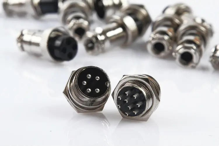 9 контактный высококачественный штекер и гнездо 16 миллиметрового кабеля GX16 1 шт.