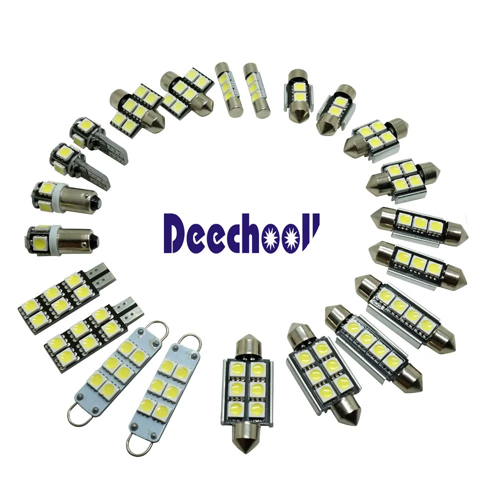 Deechooll 12 шт. светодиодный светильник для Grand Cherokee 98-04, автомобильный интерьерный светильник для Jeep Grand Cherokee WJ, автомобильный купольный светильник, аксессуары