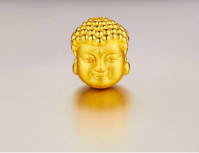 

Valuable Solid 24k Yellow Gold Bracelet 3D Buddha Bracelet 1.77g
